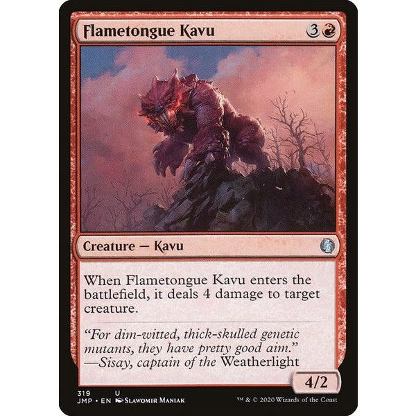 Magic: The Gathering Flametongue Kavu (319) Near Mint