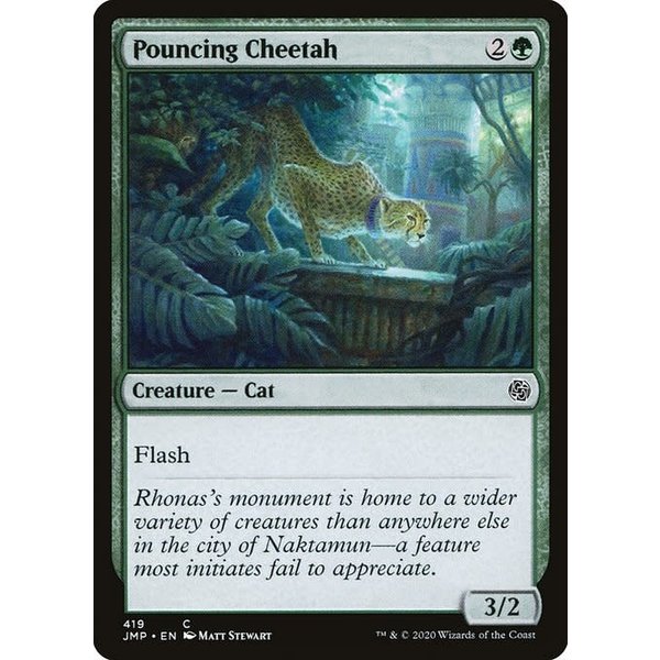 Magic: The Gathering Pouncing Cheetah (419) Near Mint