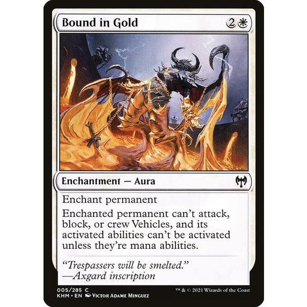 Magic: The Gathering Bound in Gold (005) Near Mint Foil