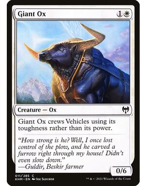 Magic: The Gathering Giant Ox (011) Near Mint Foil
