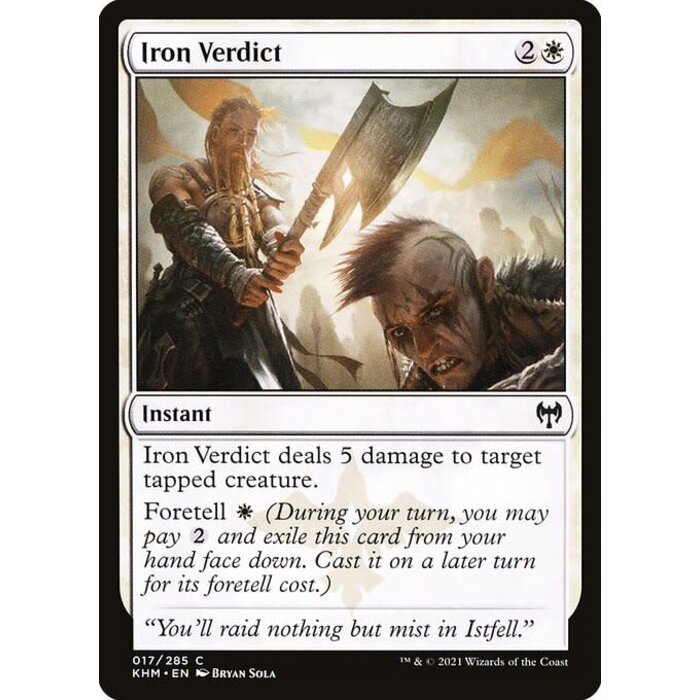 Magic: The Gathering Iron Verdict (017) Near Mint