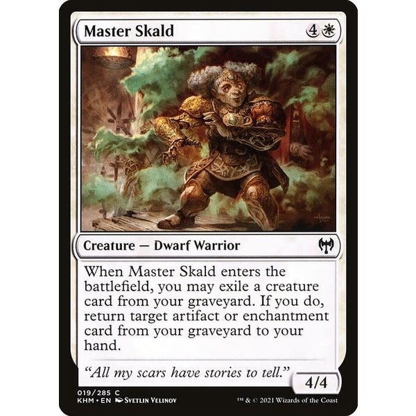Magic: The Gathering Master Skald (019) Near Mint