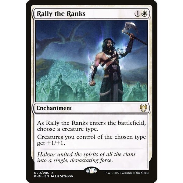 Magic: The Gathering Rally the Ranks (020) Lightly Played Foil