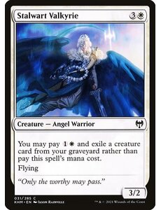 Magic: The Gathering Stalwart Valkyrie (031) Near Mint