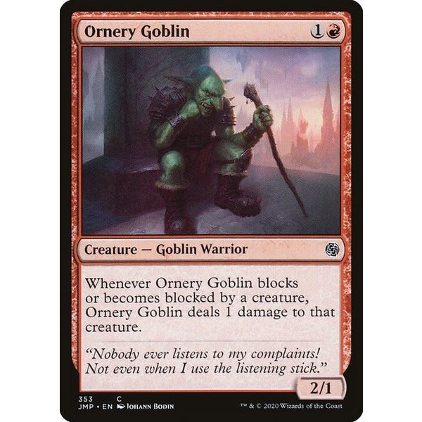 Magic: The Gathering Ornery Goblin (353) Near Mint