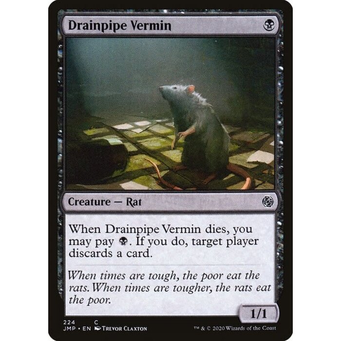 Magic: The Gathering Drainpipe Vermin (224) Near Mint