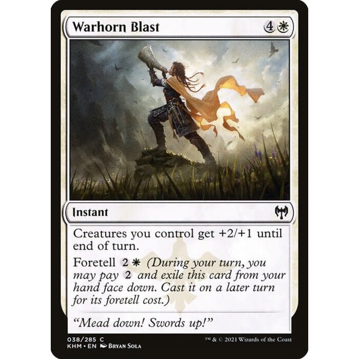 Magic: The Gathering Warhorn Blast (038) Near Mint