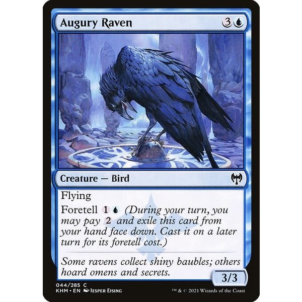 Magic: The Gathering Augury Raven (044) Near Mint Foil