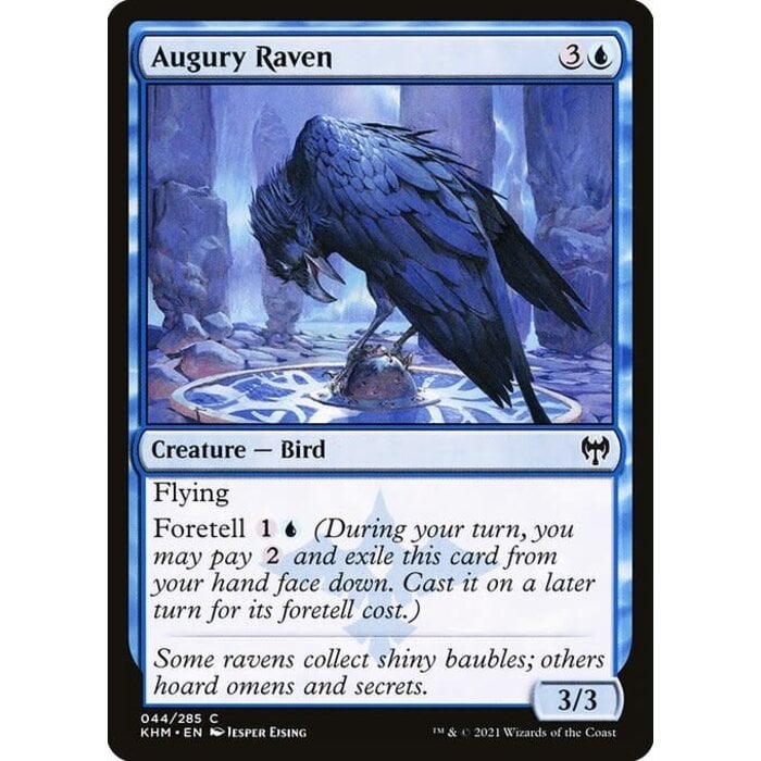 Magic: The Gathering Augury Raven (044) Near Mint Foil
