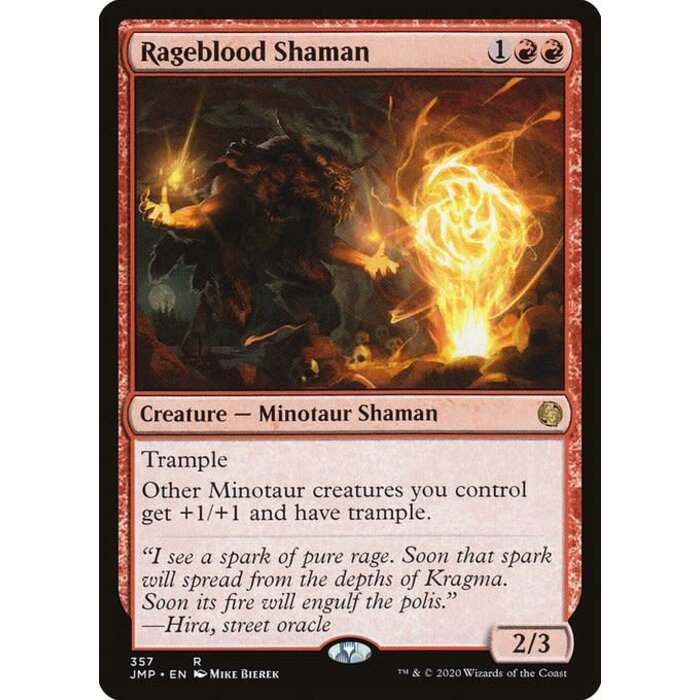 Magic: The Gathering Rageblood Shaman (357) Near Mint