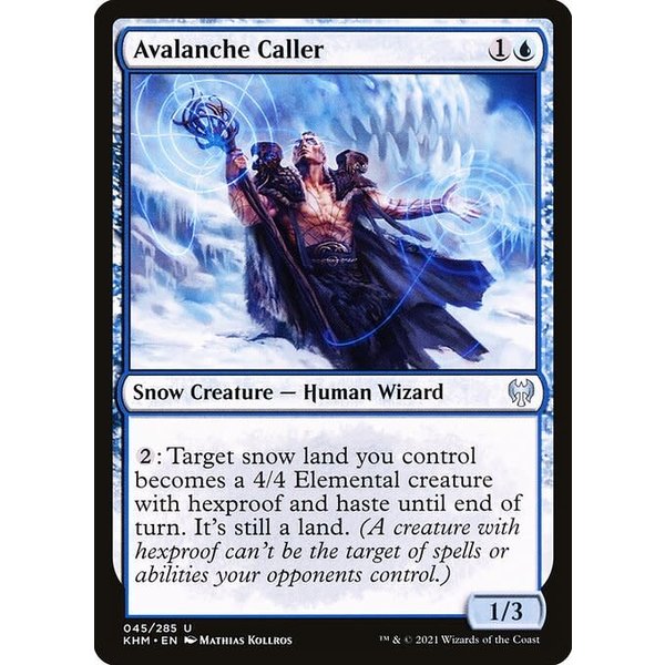 Magic: The Gathering Avalanche Caller (045) Near Mint Foil