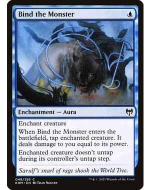 Magic: The Gathering Bind the Monster (048) Near Mint Foil