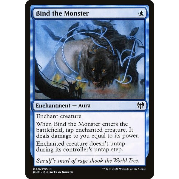 Magic: The Gathering Bind the Monster (048) Near Mint Foil