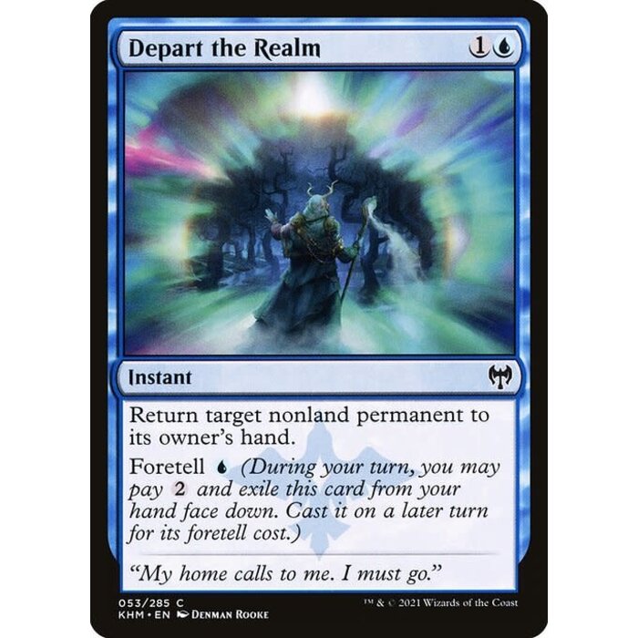 Magic: The Gathering Depart the Realm (053) Near Mint Foil