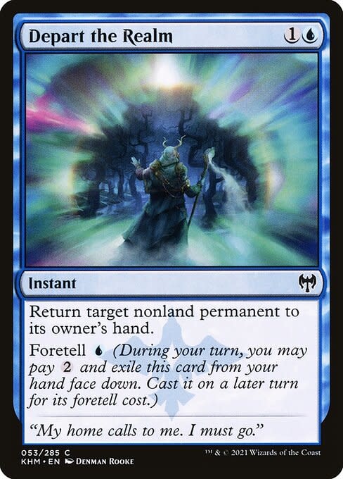 mtg card realm Magic: The Gathering Depart the (053) Near Mint or token as you cast this spell.) Flying Custom Commander Deck*** Roon of