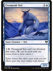 Magic: The Gathering Frostpeak Yeti (057) Near Mint Foil