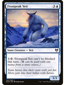 Magic: The Gathering Frostpeak Yeti (057) Near Mint Foil