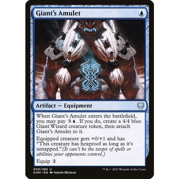 Magic: The Gathering Giant's Amulet (059) Near Mint