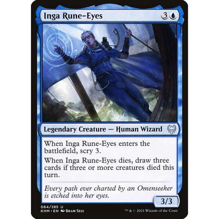 Magic: The Gathering Inga Rune-Eyes (064) Near Mint