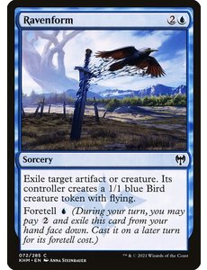 Magic: The Gathering Ravenform (072) Near Mint