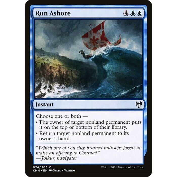 Magic: The Gathering Run Ashore (074) Near Mint