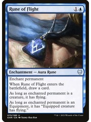 Magic: The Gathering Rune of Flight (075) Near Mint