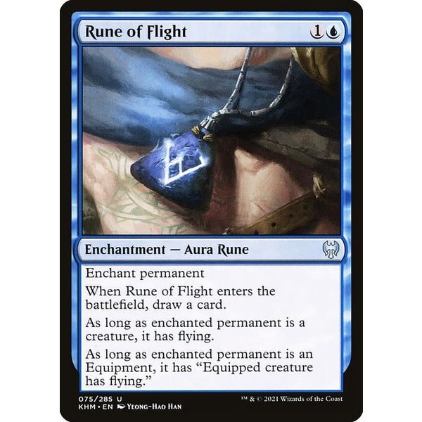 Magic: The Gathering Rune of Flight (075) Near Mint