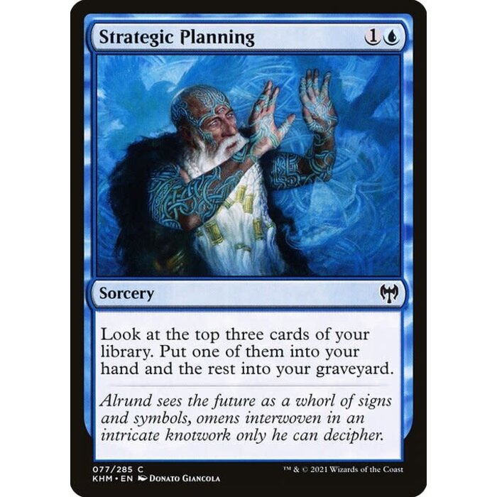 Magic: The Gathering Strategic Planning (077) Near Mint Foil