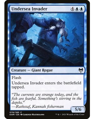 Magic: The Gathering Undersea Invader (078) Lightly Played Foil