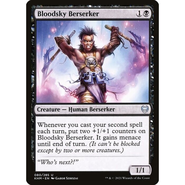 Magic: The Gathering Bloodsky Berserker (080) Near Mint
