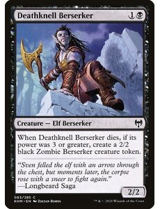 Magic: The Gathering Deathknell Berserker (083) Near Mint Foil
