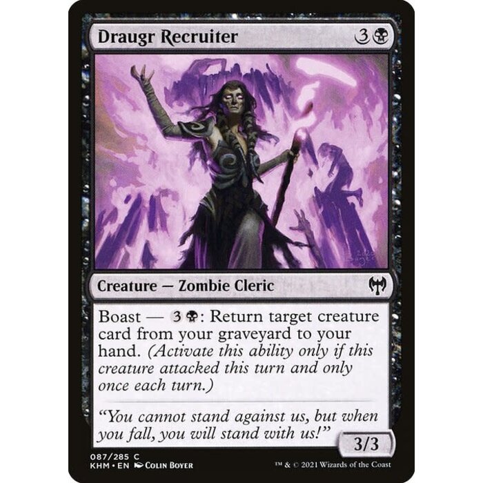 Magic: The Gathering Draugr Recruiter (087) Near Mint