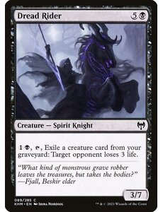 Magic: The Gathering Dread Rider (089) Near Mint