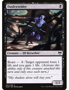 Magic: The Gathering Duskwielder (091) Near Mint