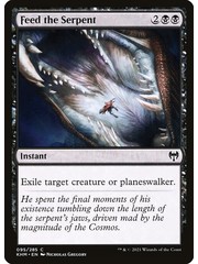 Magic: The Gathering Feed the Serpent (095) Near Mint Foil