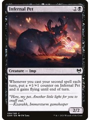 Magic: The Gathering Infernal Pet (099) Near Mint Foil