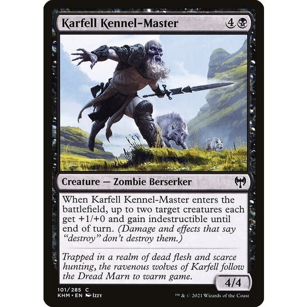 Magic: The Gathering Karfell Kennel-Master (101) Near Mint Foil