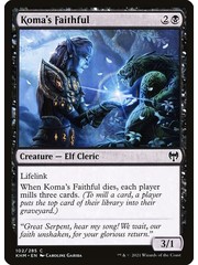 Magic: The Gathering Koma's Faithful (102) Near Mint
