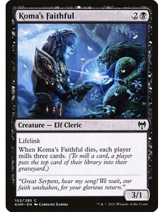Magic: The Gathering Koma's Faithful (102) Near Mint Foil