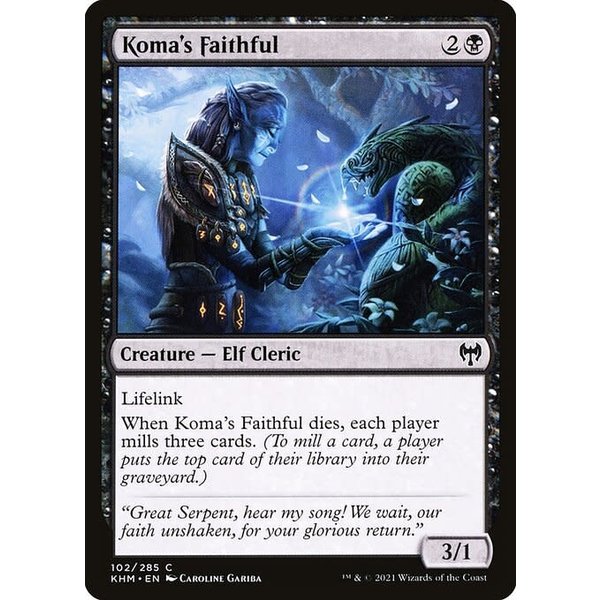 Magic: The Gathering Koma's Faithful (102) Near Mint Foil
