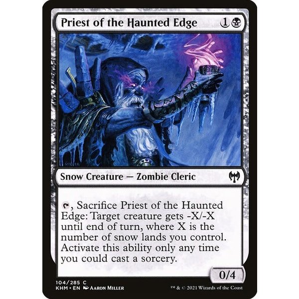 Magic: The Gathering Priest of the Haunted Edge (104) Near Mint