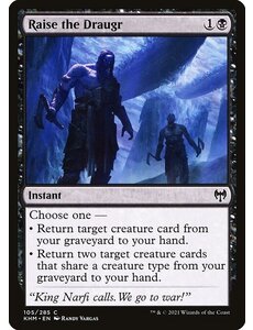 Magic: The Gathering Raise the Draugr (105) Near Mint Foil