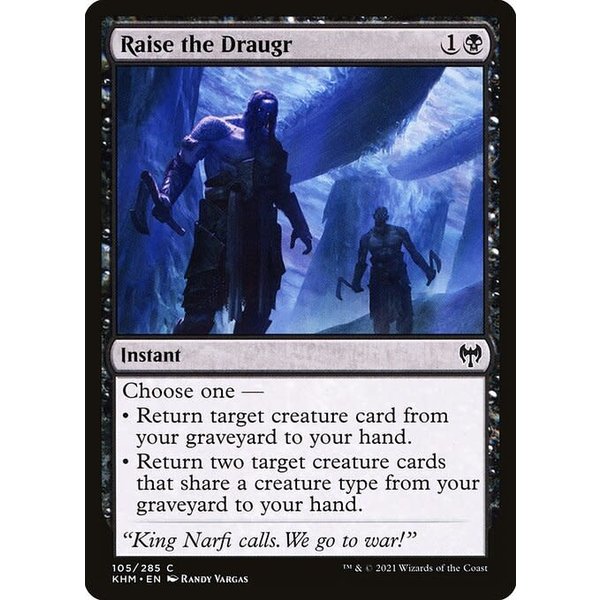 Magic: The Gathering Raise the Draugr (105) Near Mint Foil