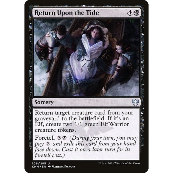 Magic: The Gathering Return Upon the Tide (106) Near Mint Foil