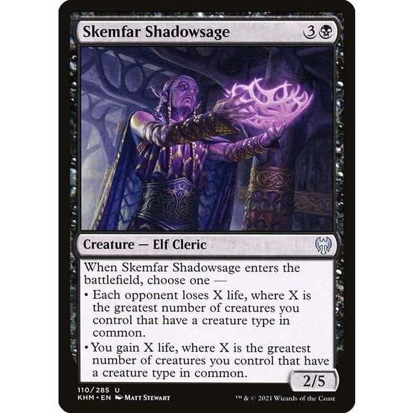 Magic: The Gathering Skemfar Shadowsage (110) Near Mint