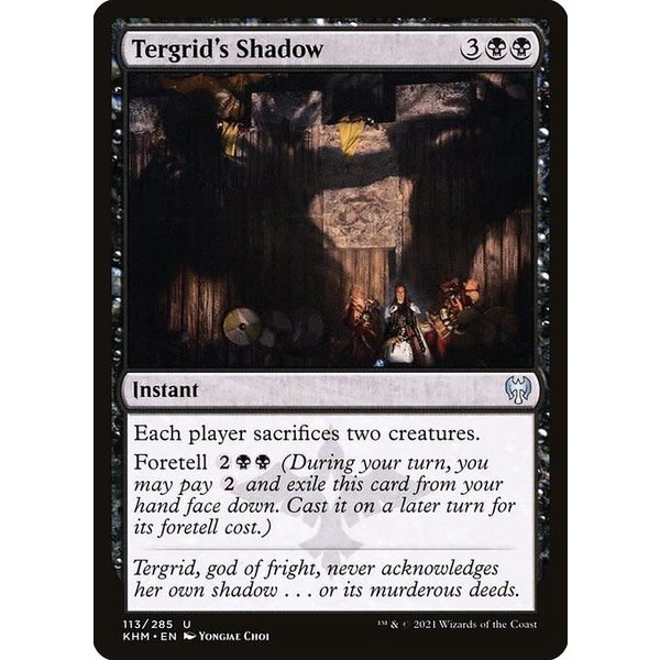 Magic: The Gathering Tergrid's Shadow (113) Near Mint Foil