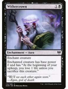Magic: The Gathering Withercrown (119) Near Mint Foil