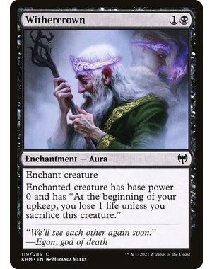 Magic: The Gathering Withercrown (119) Near Mint Foil