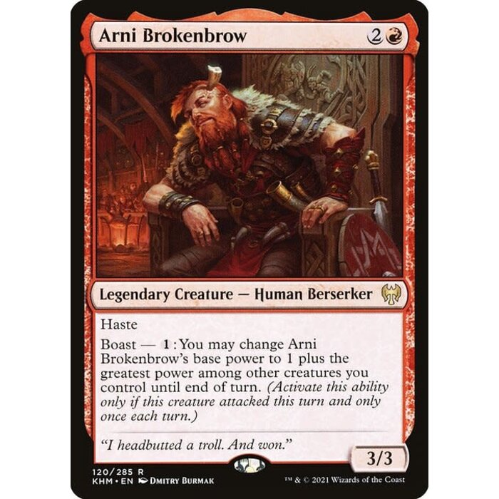 Magic: The Gathering Arni Brokenbrow (120) Near Mint Foil