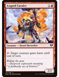 Magic: The Gathering Axgard Cavalry (121) Near Mint